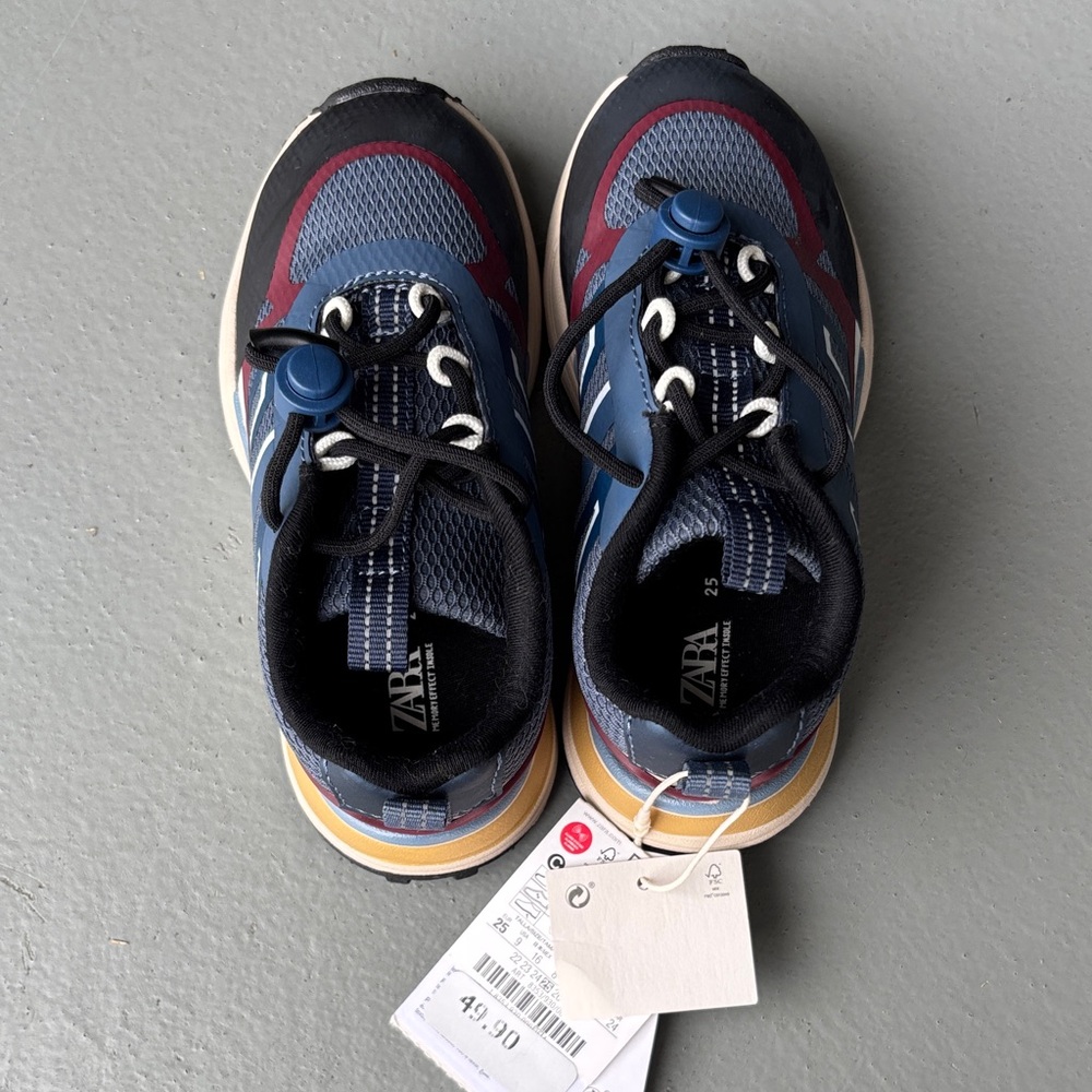 Zara Kids Navy and Black Sneakers
